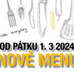 Nové menu od 1. března 2024